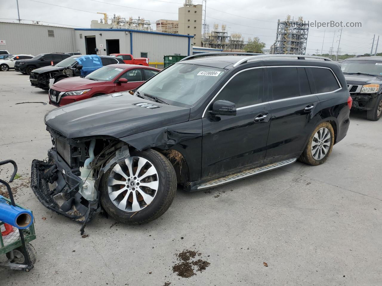 2019 Mercedes-benz Gls 450 4matic Black vin: 4JGDF6EE3KB227130