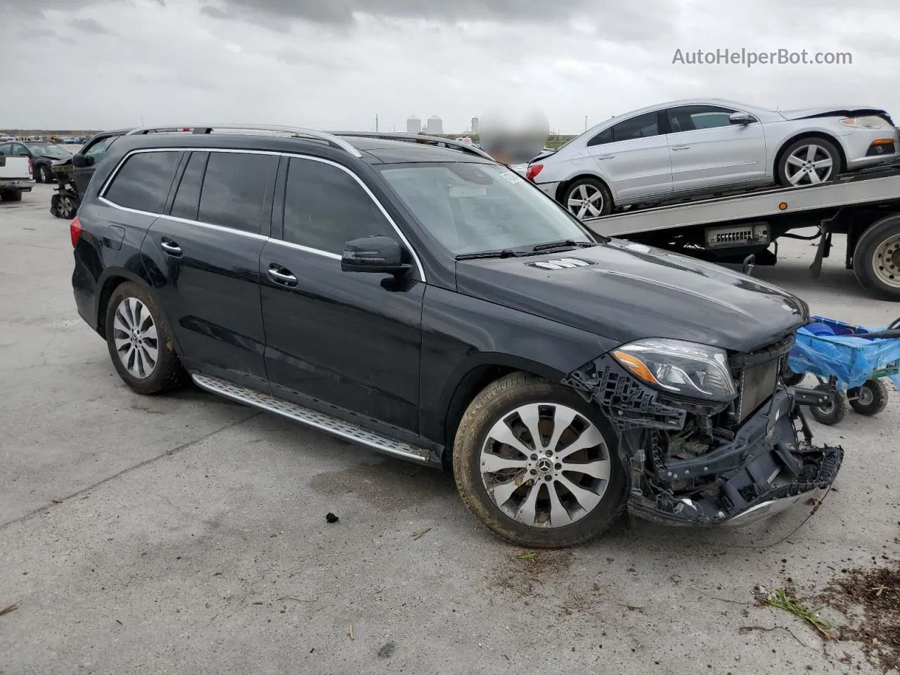 2019 Mercedes-benz Gls 450 4matic Black vin: 4JGDF6EE3KB227130