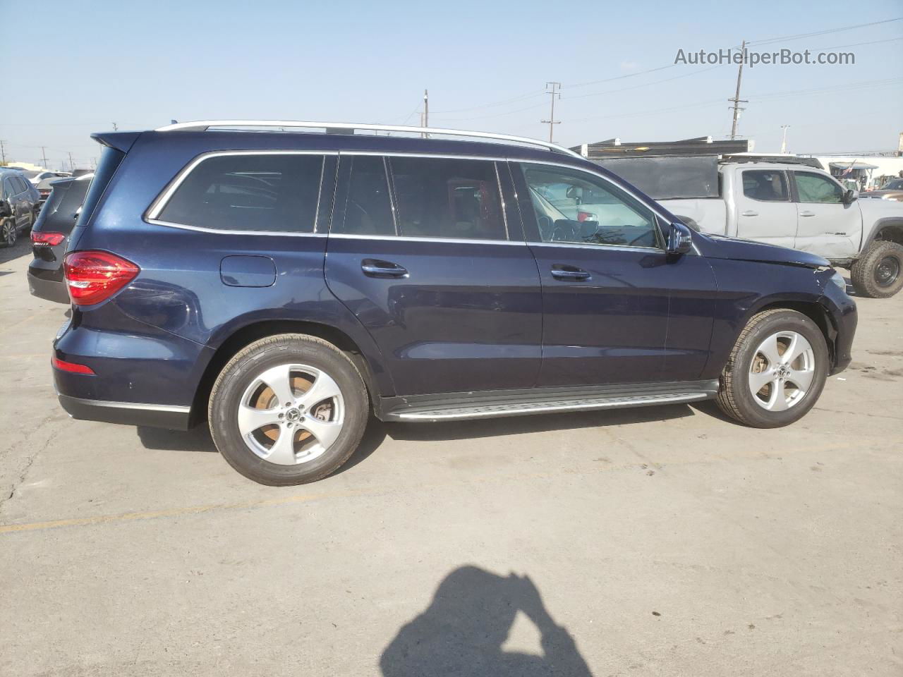 2019 Mercedes-benz Gls 450 4matic Blue vin: 4JGDF6EE3KB228522