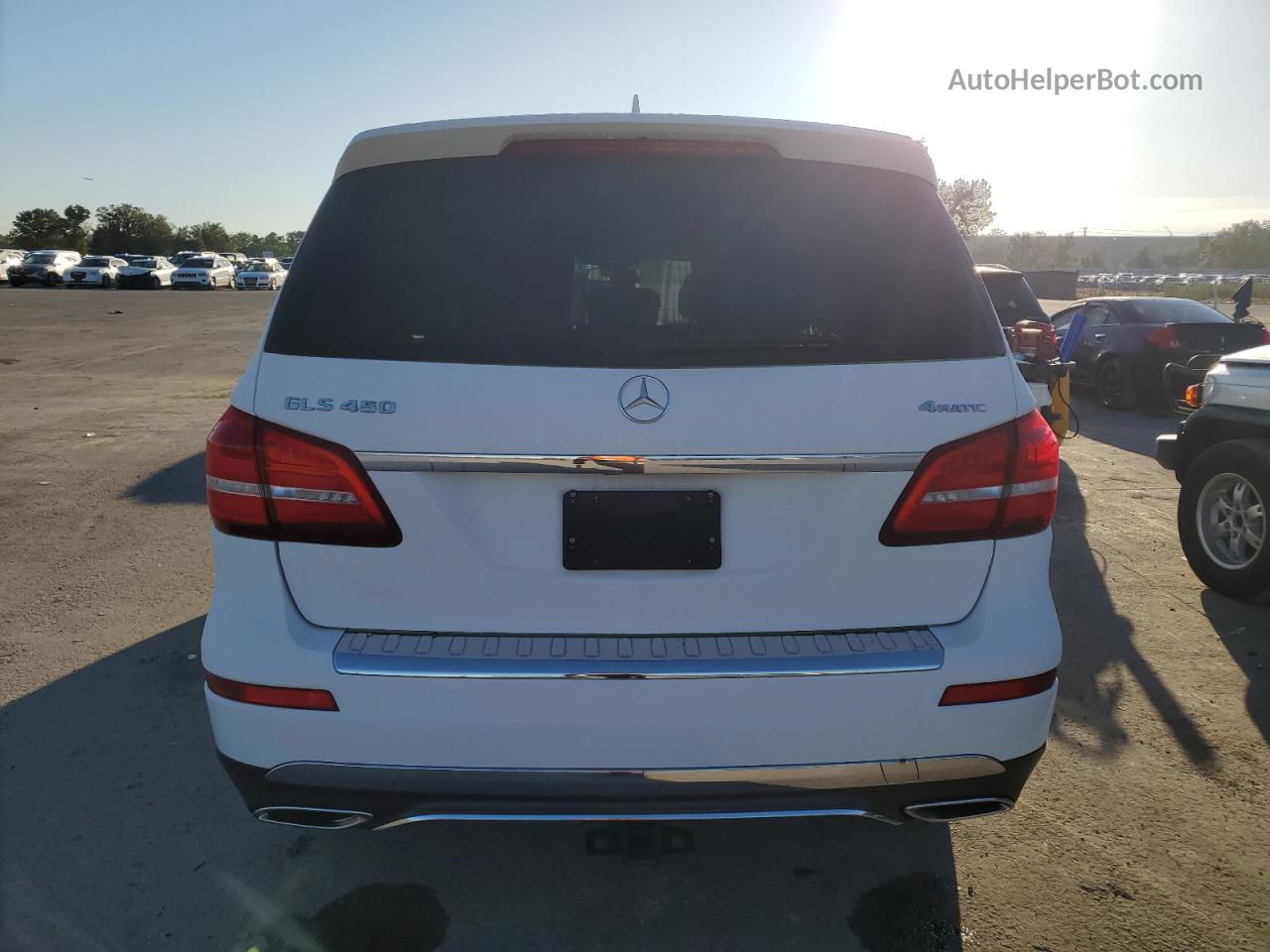 2019 Mercedes-benz Gls 450 4matic White vin: 4JGDF6EE4KB214922