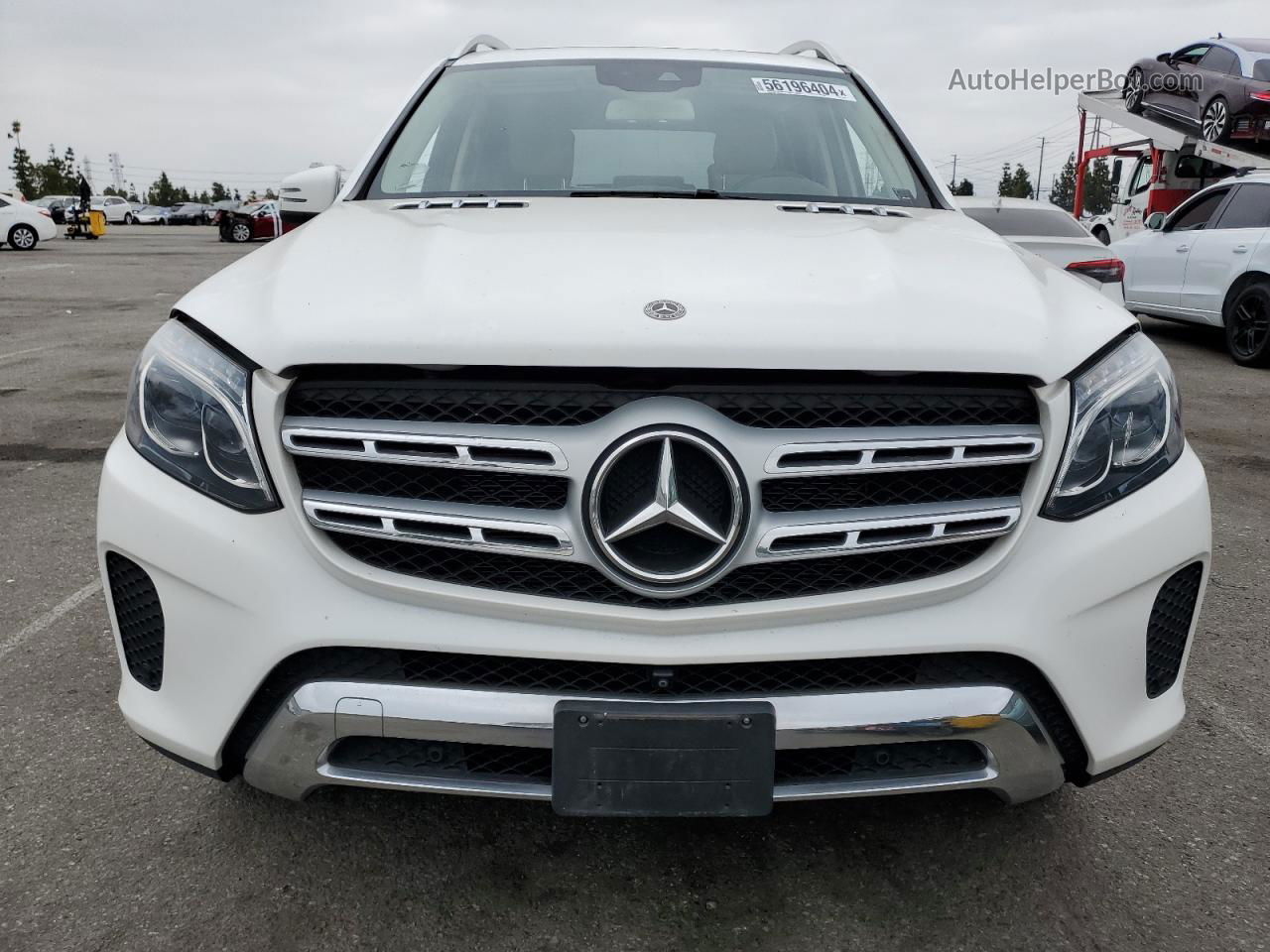 2019 Mercedes-benz Gls 450 4matic White vin: 4JGDF6EE4KB220574