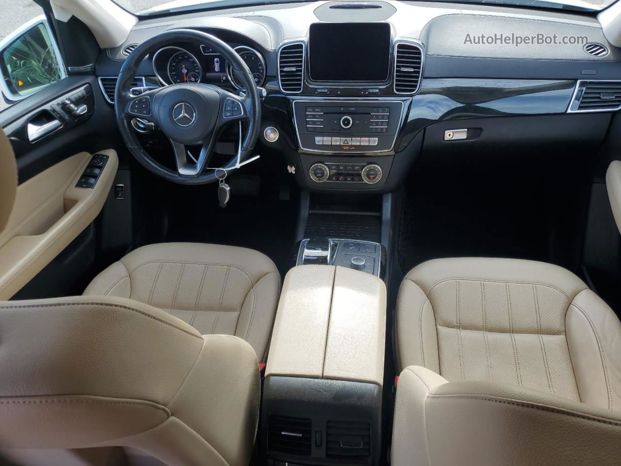 2019 Mercedes-benz Gls 450 4matic White vin: 4JGDF6EE4KB230991