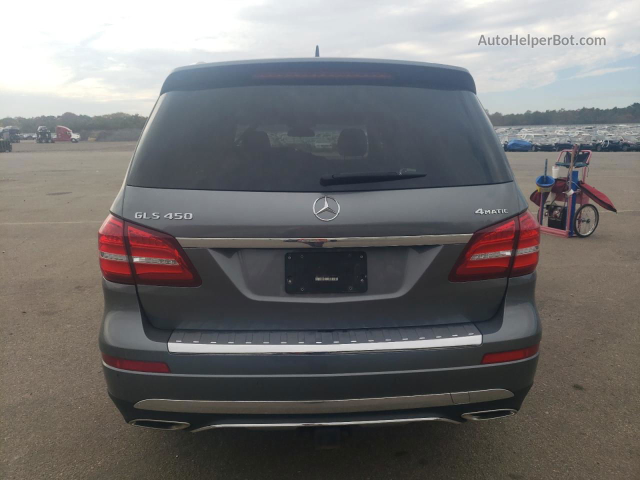 2019 Mercedes-benz Gls 450 4matic Gray vin: 4JGDF6EE5KB195104