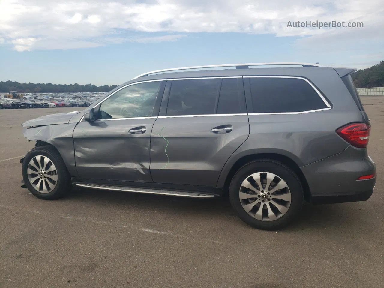 2019 Mercedes-benz Gls 450 4matic Gray vin: 4JGDF6EE5KB195104