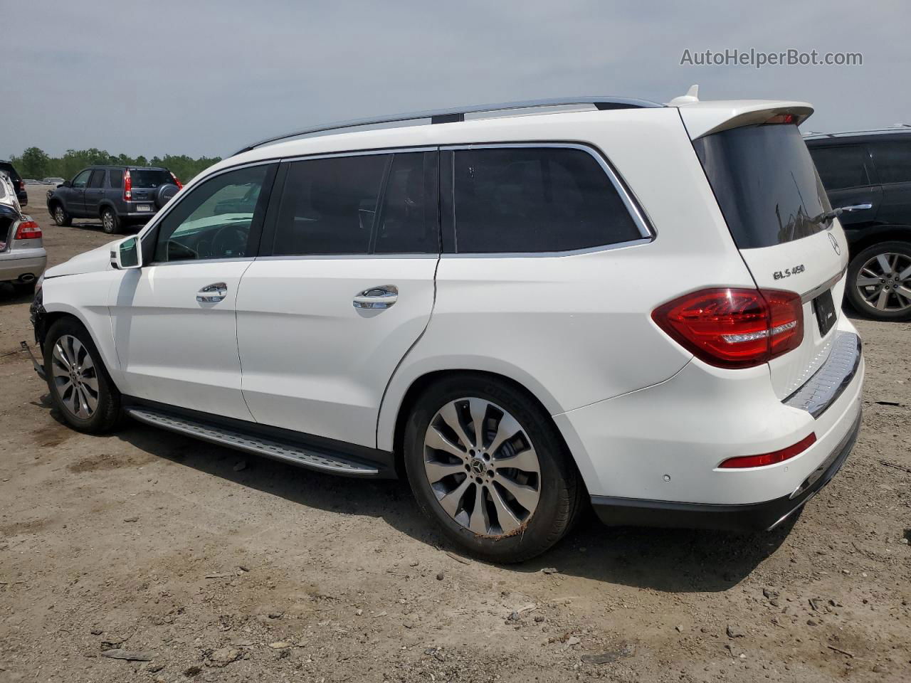 2019 Mercedes-benz Gls 450 4matic White vin: 4JGDF6EE5KB198150