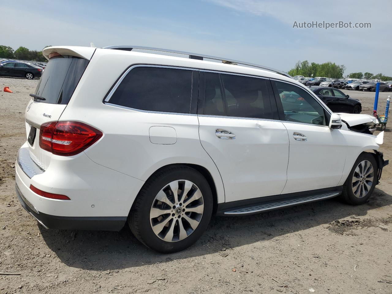 2019 Mercedes-benz Gls 450 4matic White vin: 4JGDF6EE5KB198150