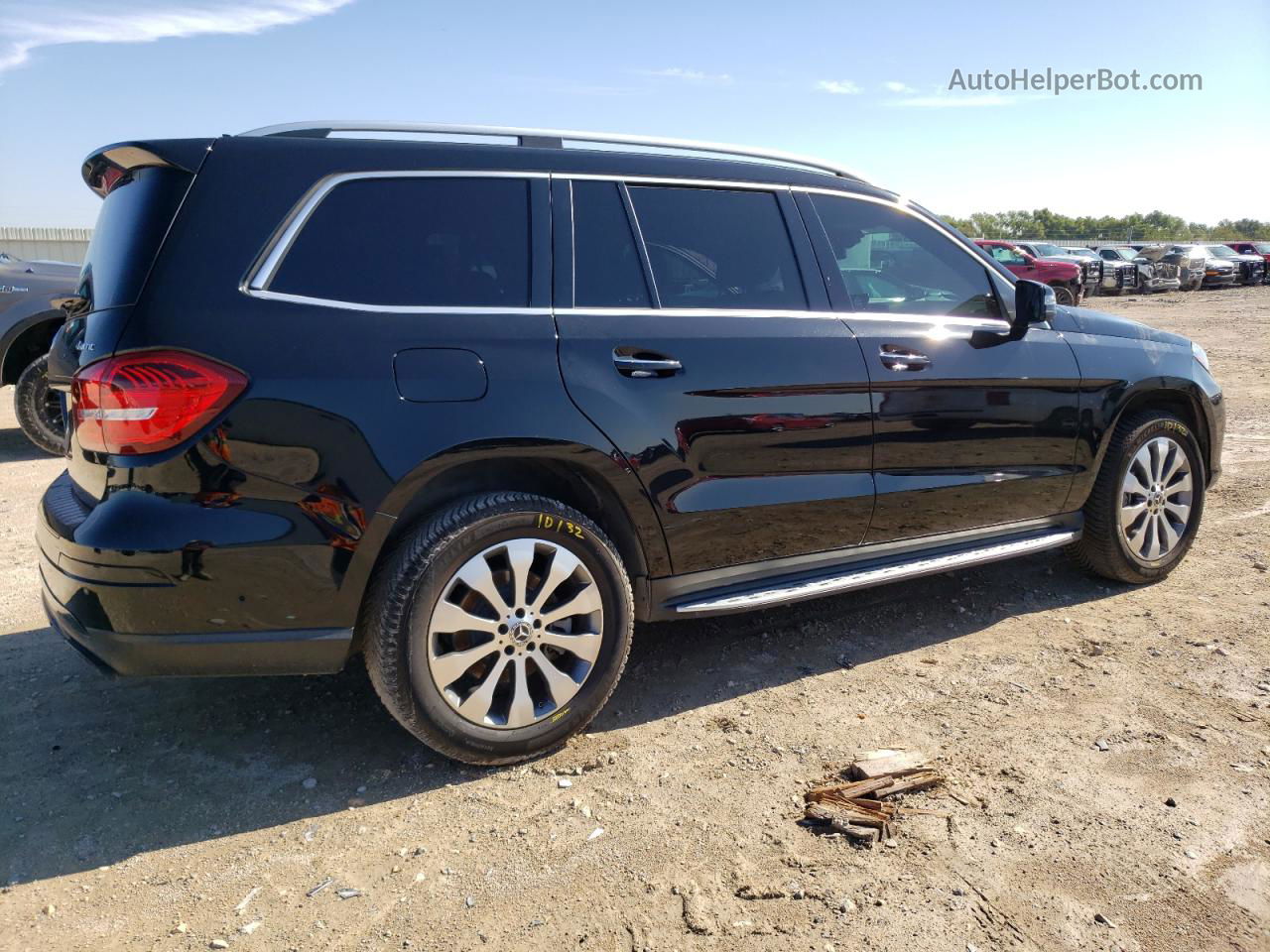 2019 Mercedes-benz Gls 450 4matic Черный vin: 4JGDF6EE5KB233513