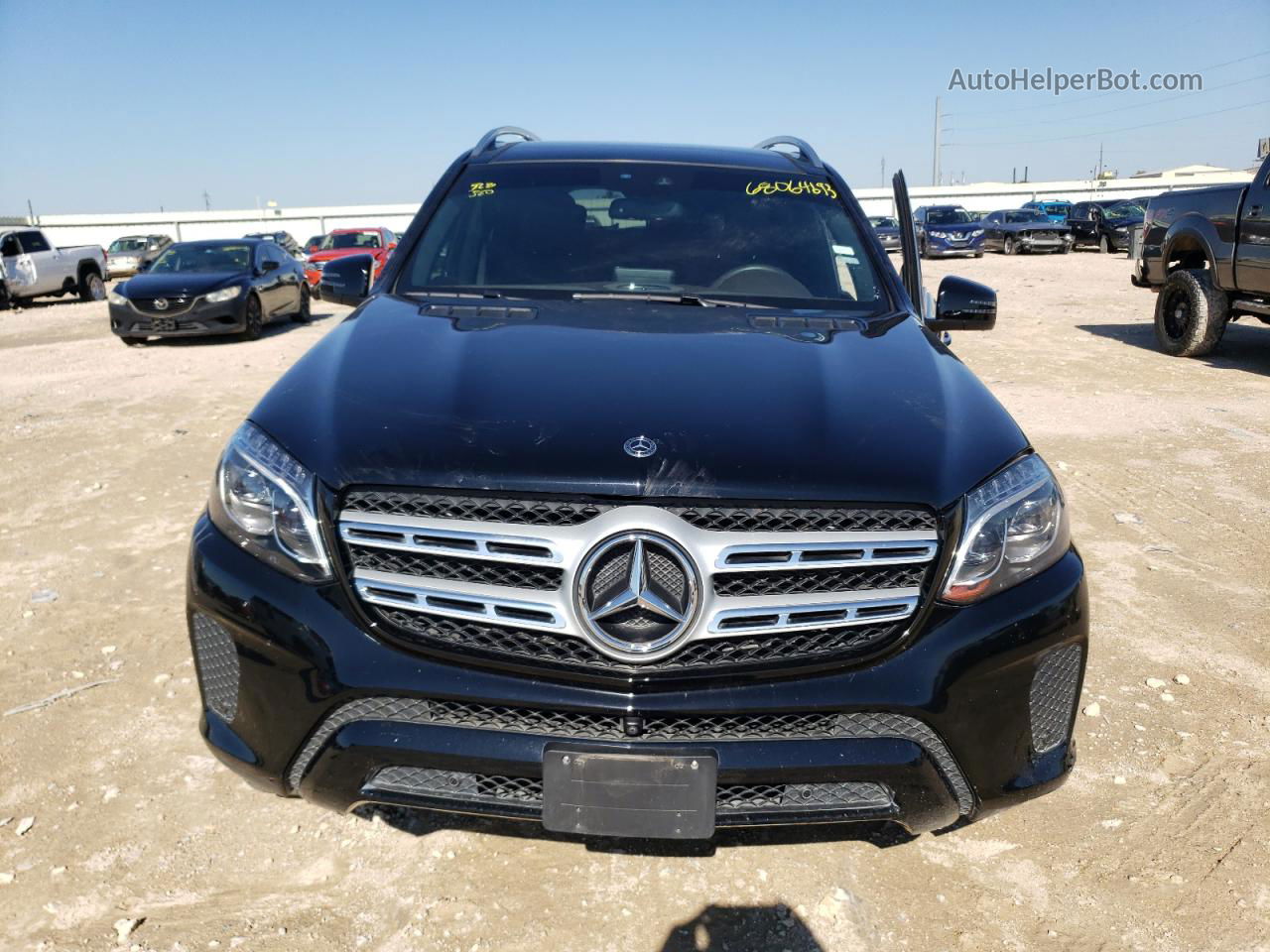 2019 Mercedes-benz Gls 450 4matic Черный vin: 4JGDF6EE5KB233513