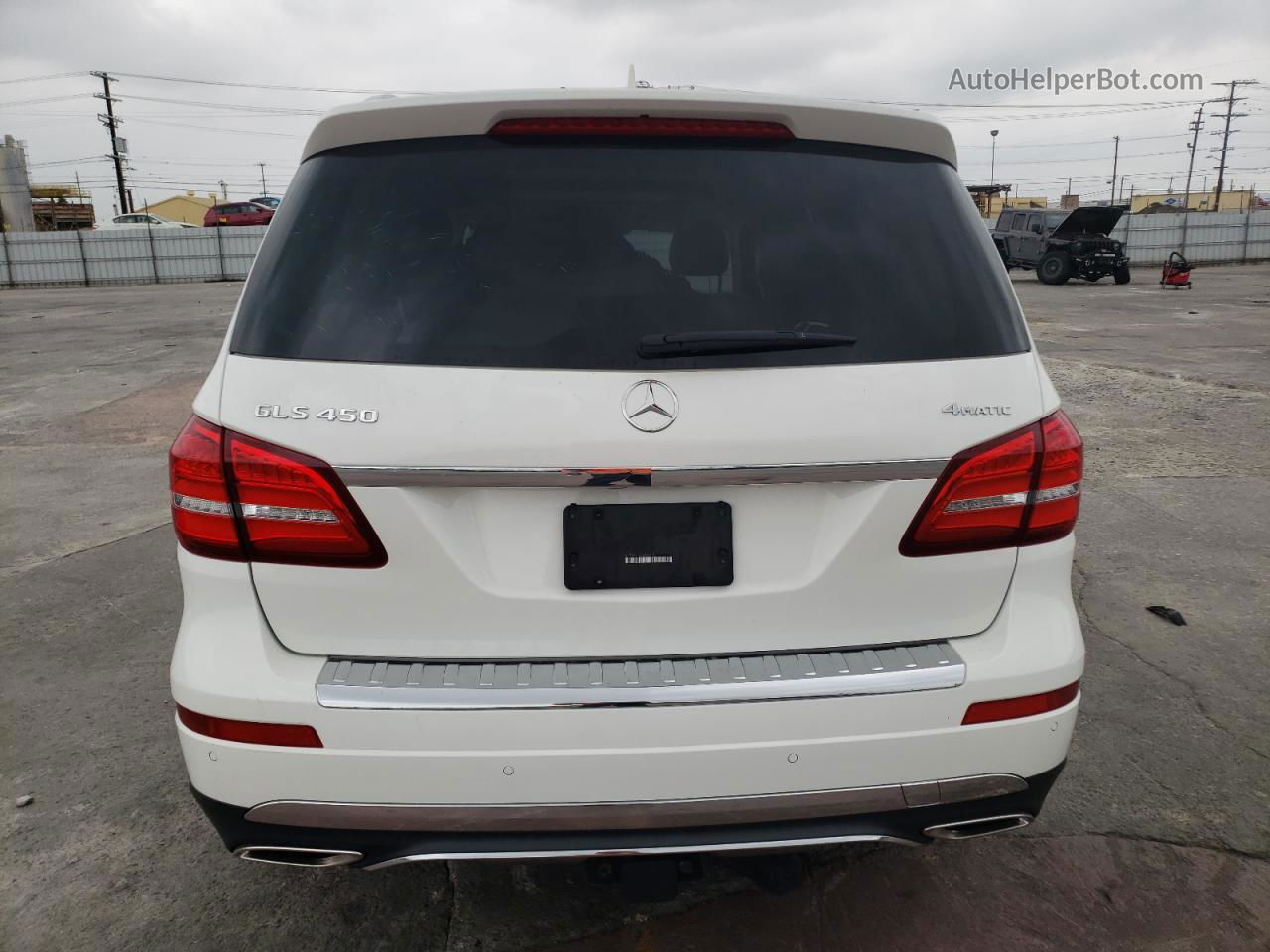 2019 Mercedes-benz Gls 450 4matic White vin: 4JGDF6EE6KB230412