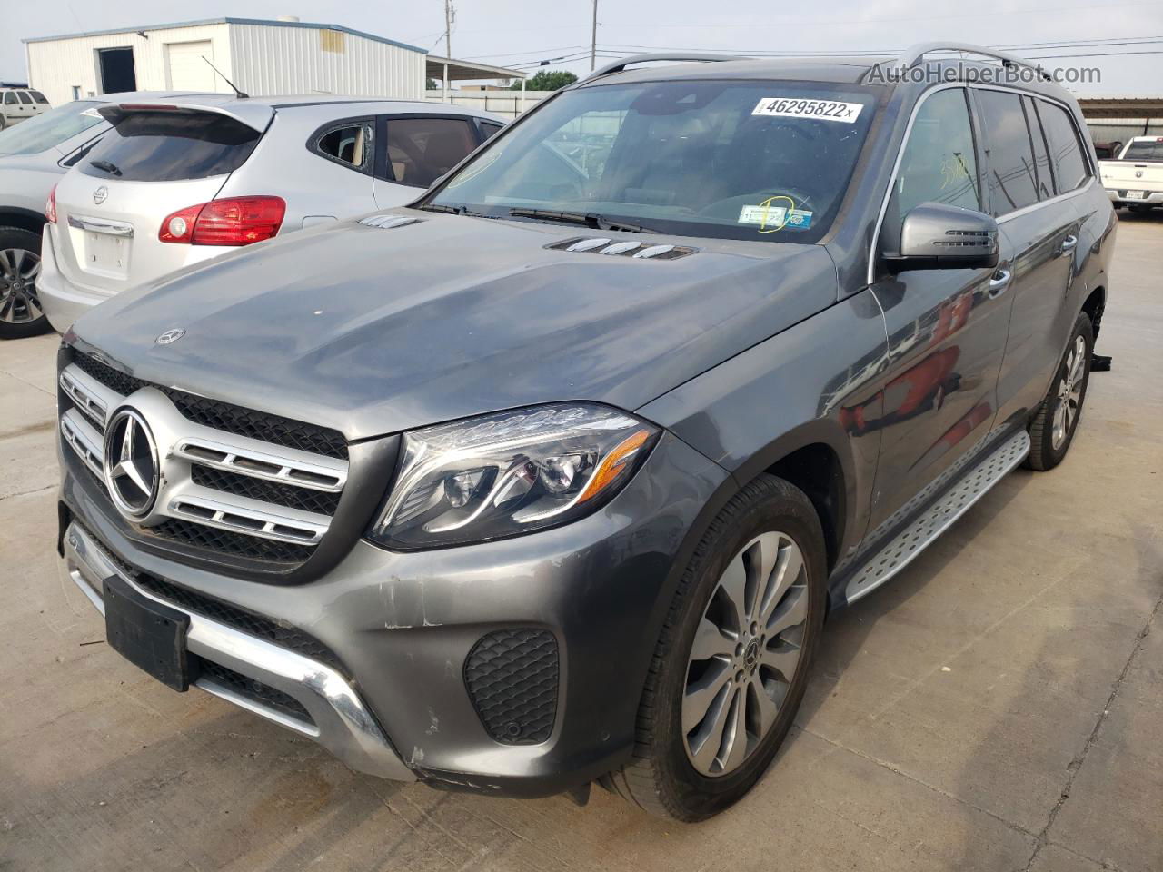 2019 Mercedes-benz Gls 450 4matic Gray vin: 4JGDF6EE7KB204935