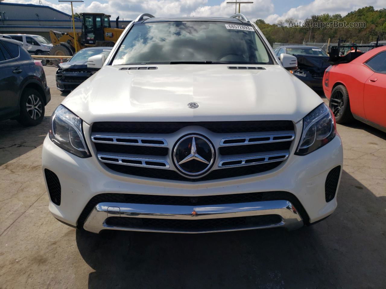 2019 Mercedes-benz Gls 450 4matic White vin: 4JGDF6EE7KB220195