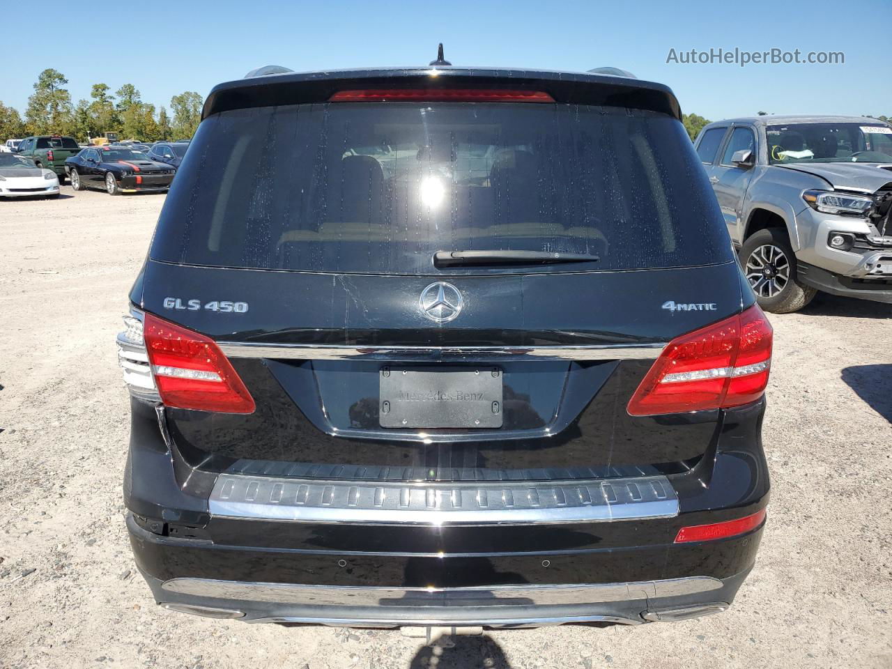 2019 Mercedes-benz Gls 450 4matic Черный vin: 4JGDF6EE7KB226742