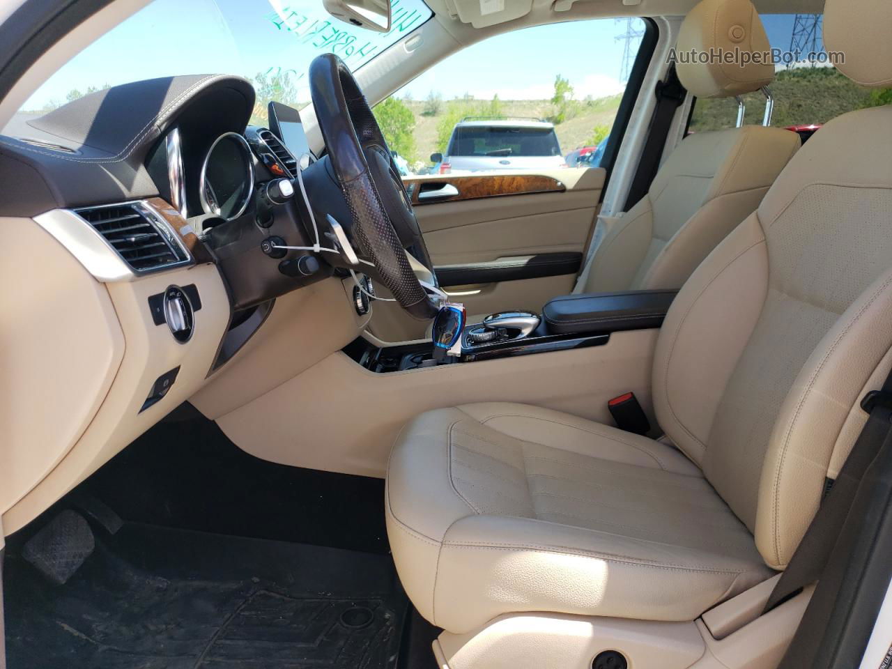 2019 Mercedes-benz Gls 450 4matic White vin: 4JGDF6EE8KB219346