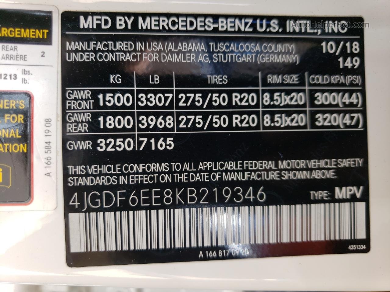 2019 Mercedes-benz Gls 450 4matic White vin: 4JGDF6EE8KB219346