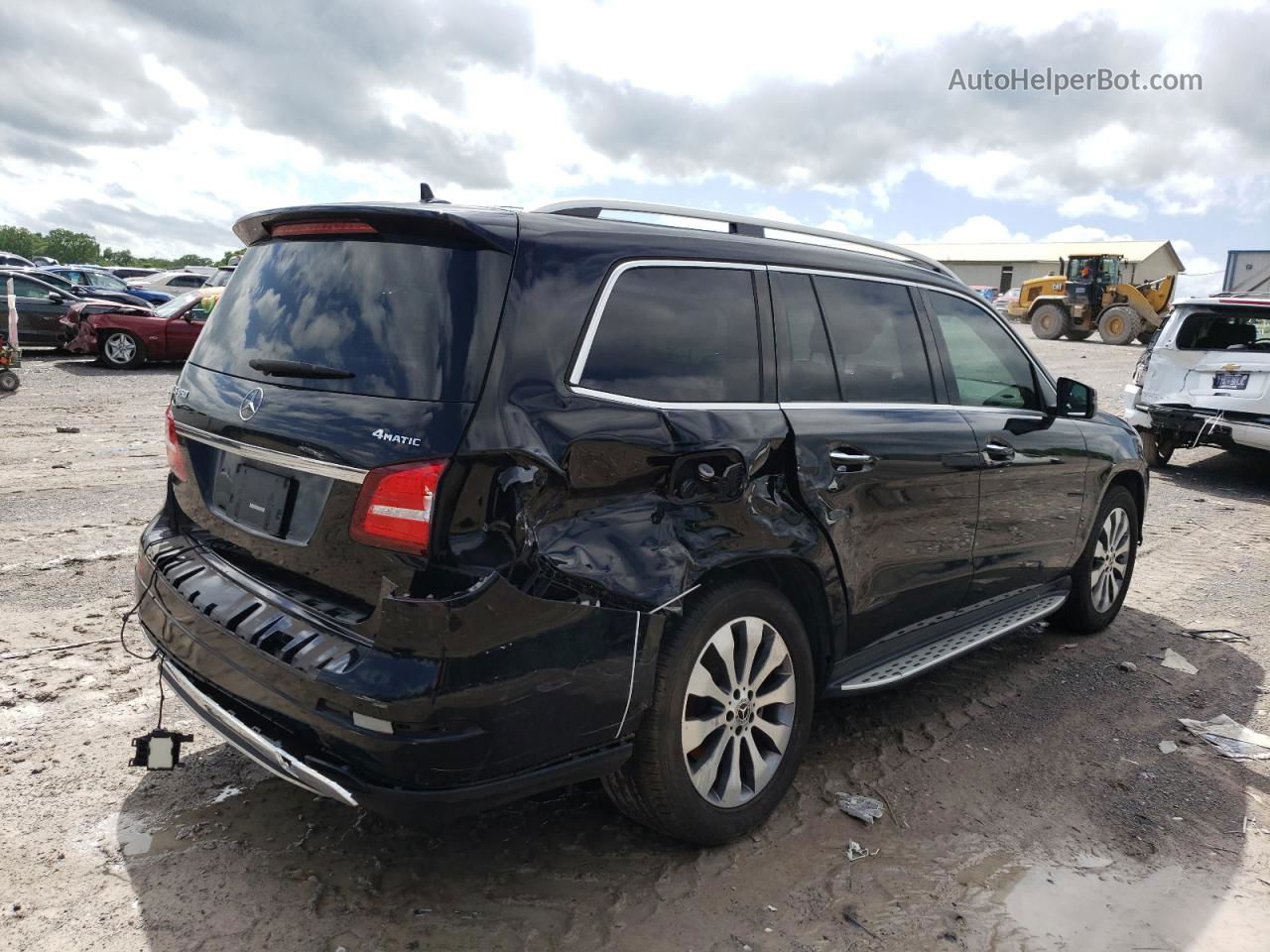 2019 Mercedes-benz Gls 450 4matic Черный vin: 4JGDF6EE8KB227169