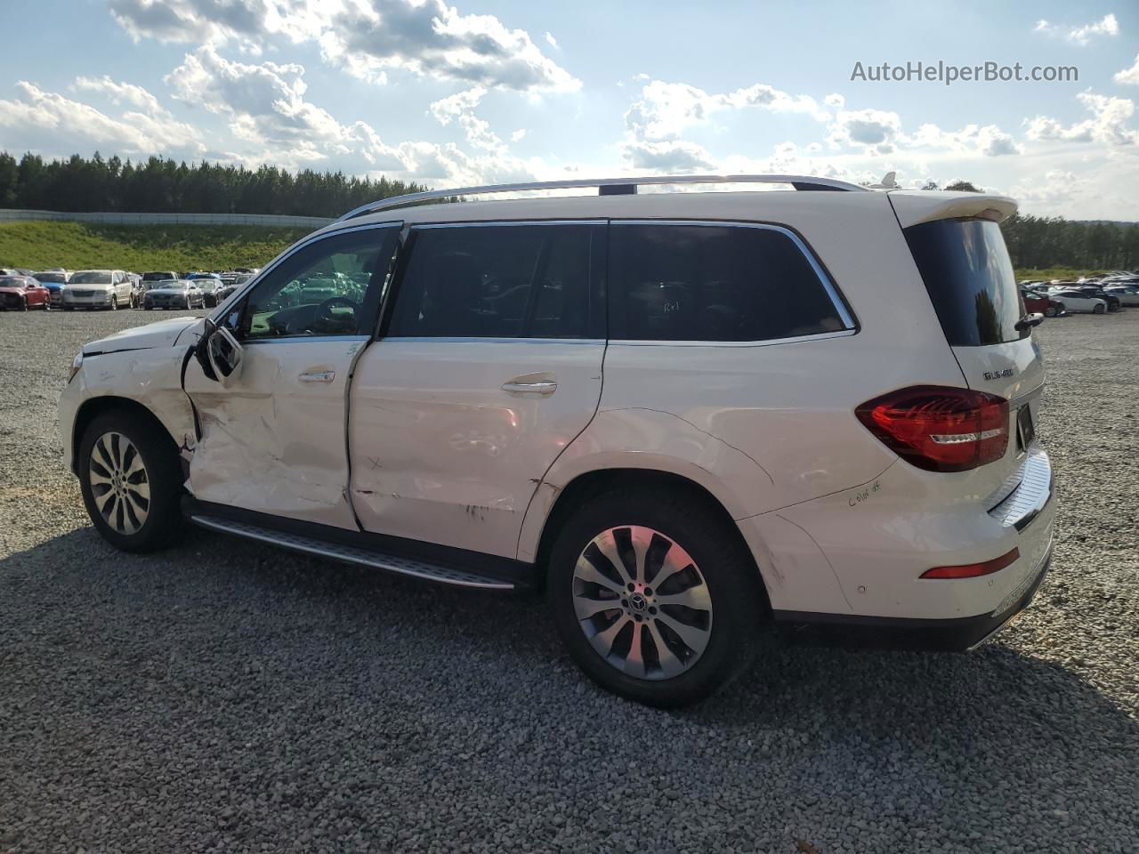 2019 Mercedes-benz Gls 450 4matic White vin: 4JGDF6EE8KB227673