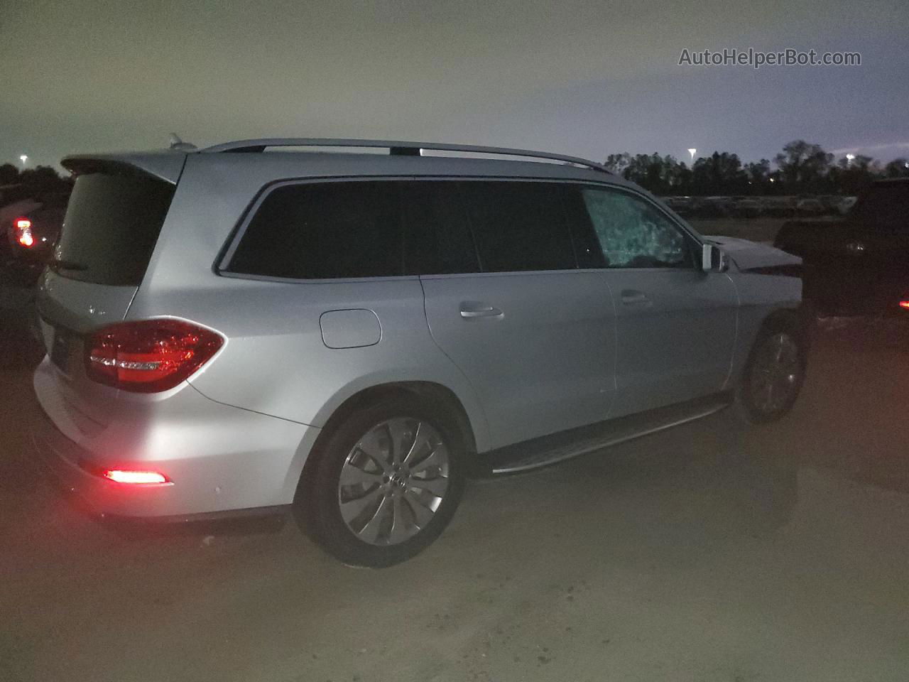 2019 Mercedes-benz Gls 450 4matic Серебряный vin: 4JGDF6EE8KB227754