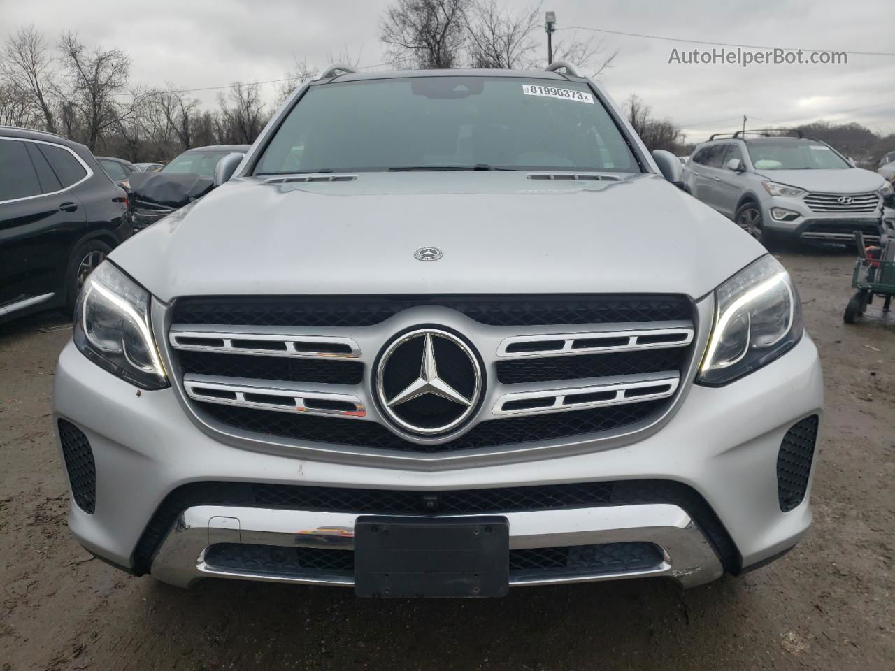 2019 Mercedes-benz Gls 450 4matic Серебряный vin: 4JGDF6EE8KB233473