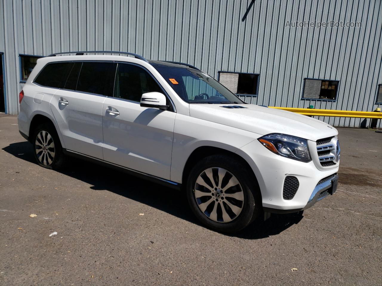 2019 Mercedes-benz Gls 450 4matic White vin: 4JGDF6EE9KB230419