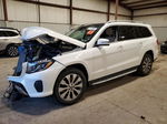 2019 Mercedes-benz Gls 450 4matic White vin: 4JGDF6EE9KB237113