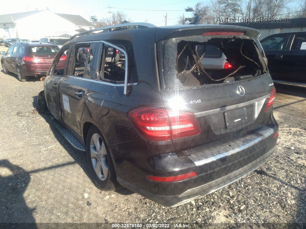 2017 Mercedes-benz Gls Gls 450 Черный vin: 4JGDF6EEXHA978997