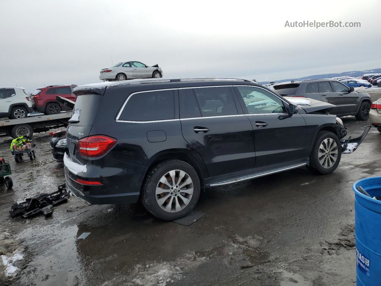 2019 Mercedes-benz Gls 450 4matic Black vin: 4JGDF6EEXKB205156