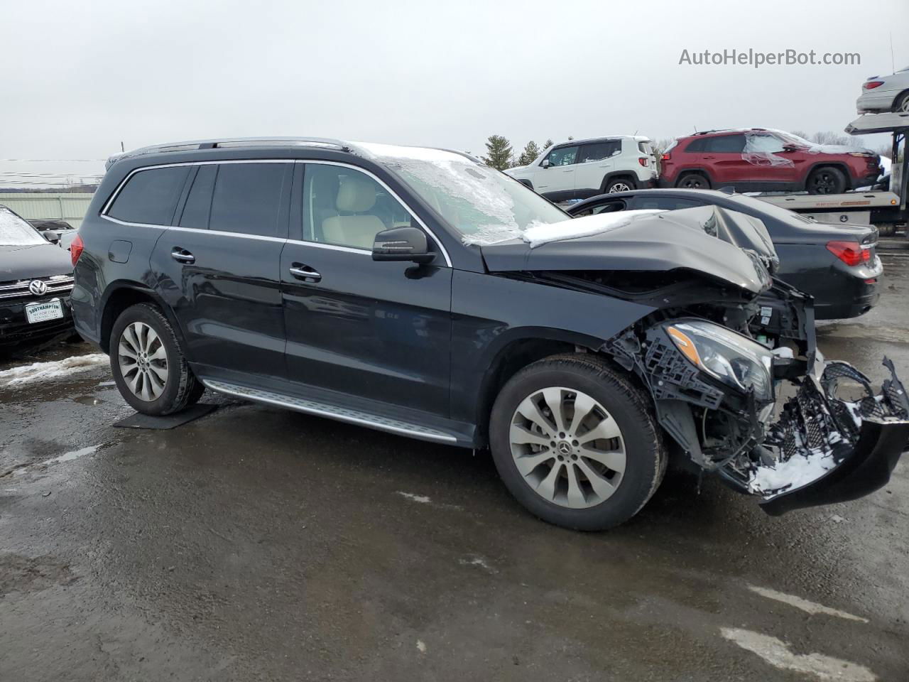 2019 Mercedes-benz Gls 450 4matic Black vin: 4JGDF6EEXKB205156