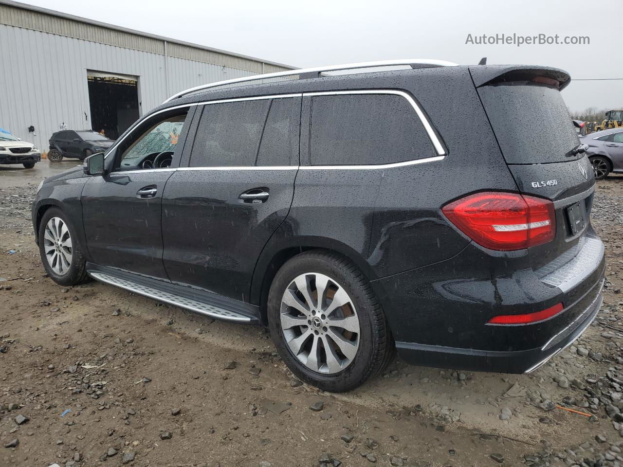 2019 Mercedes-benz Gls 450 4matic Черный vin: 4JGDF6EEXKB210969