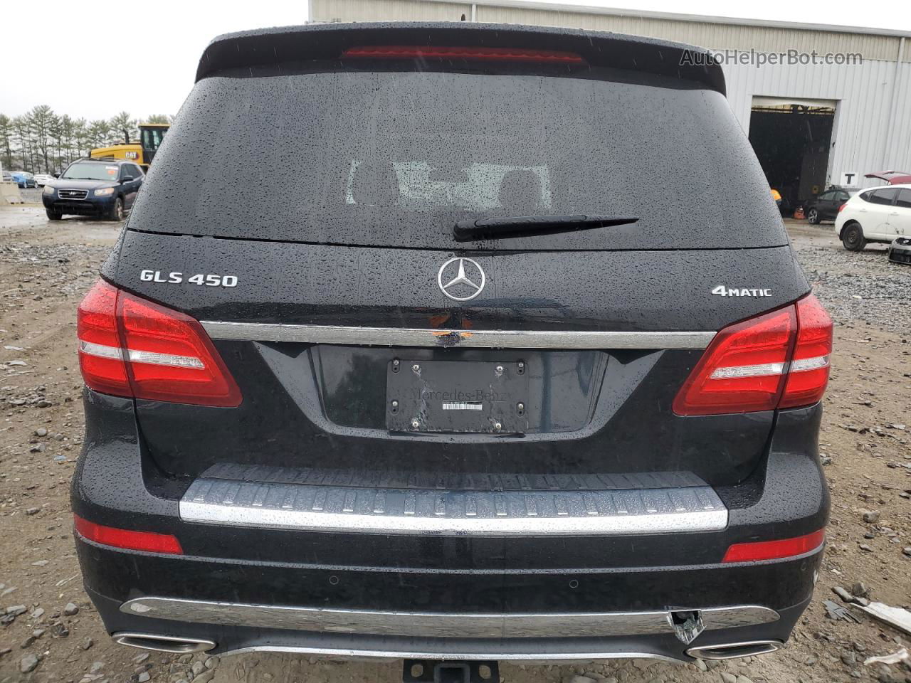 2019 Mercedes-benz Gls 450 4matic Черный vin: 4JGDF6EEXKB210969