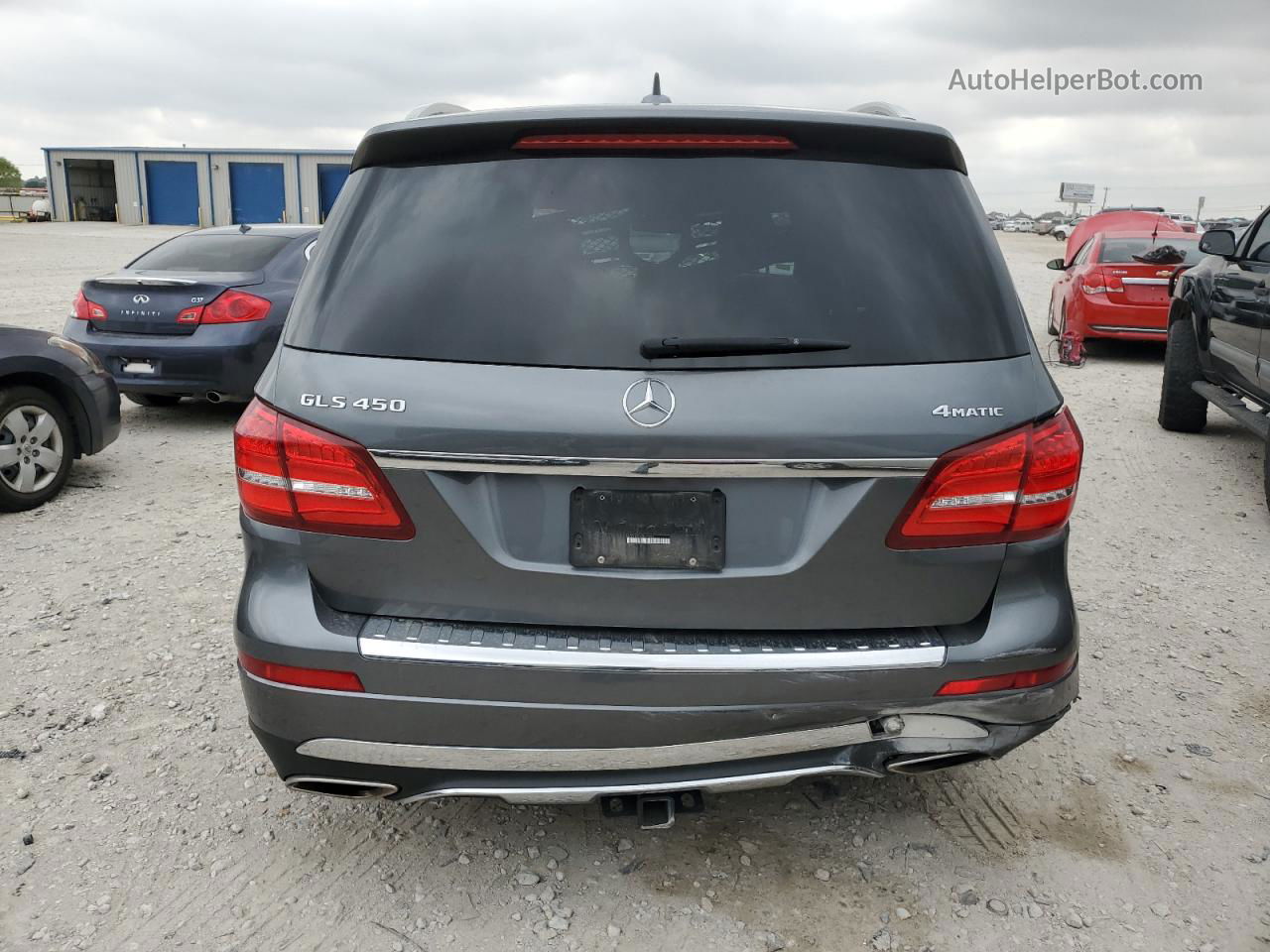 2019 Mercedes-benz Gls 450 4matic Gray vin: 4JGDF6EEXKB227352