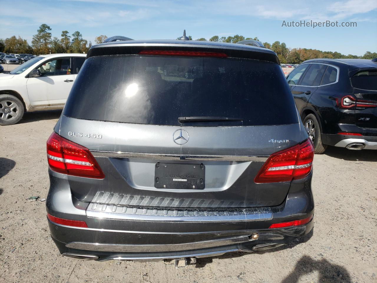 2019 Mercedes-benz Gls 450 4matic Gray vin: 4JGDF6EEXKB227352