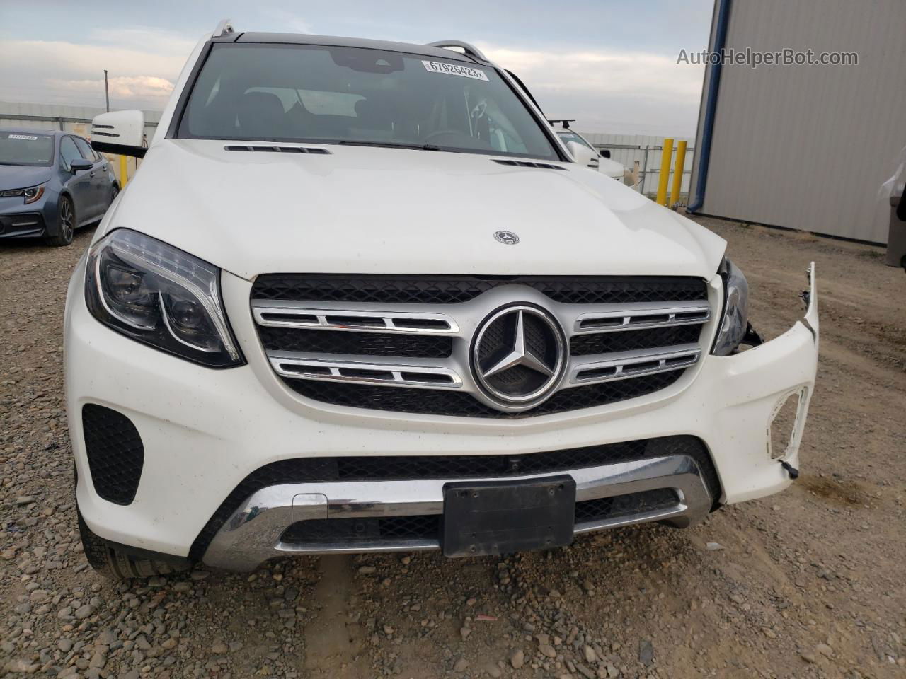 2019 Mercedes-benz Gls 450 4matic White vin: 4JGDF6EEXKB230395