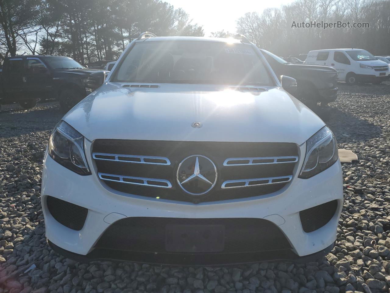 2019 Mercedes-benz Gls 550 4matic White vin: 4JGDF7DE3KB226096