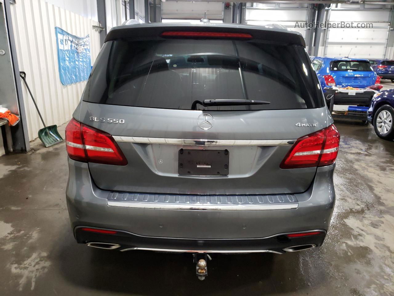 2019 Mercedes-benz Gls 550 4matic Charcoal vin: 4JGDF7DE5KB222485