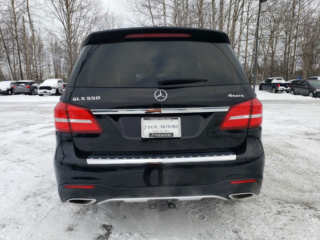 2019 Mercedes-benz Gls 550 4matic Черный vin: 4JGDF7DE7KB198870