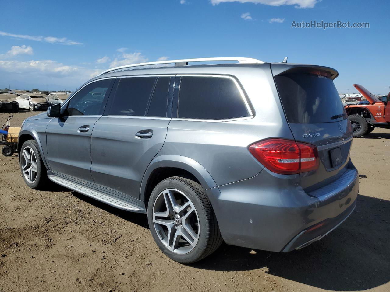 2019 Mercedes-benz Gls 550 4matic Gray vin: 4JGDF7DE7KB239952