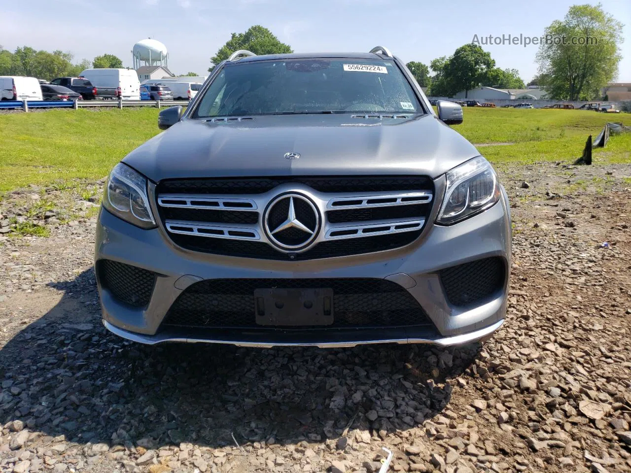 2019 Mercedes-benz Gls 550 4matic Gray vin: 4JGDF7DE9KB189474