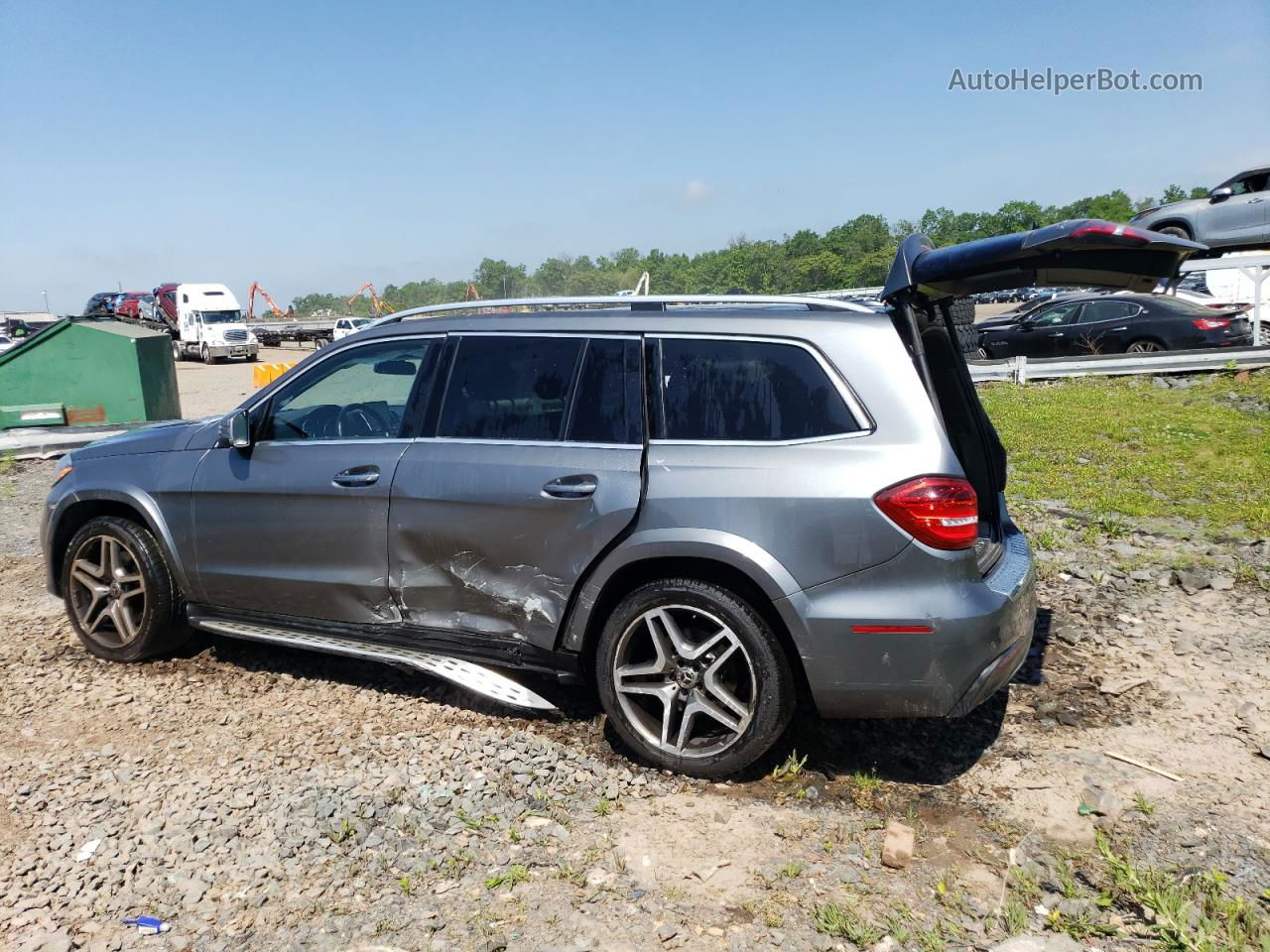 2019 Mercedes-benz Gls 550 4matic Gray vin: 4JGDF7DE9KB189474