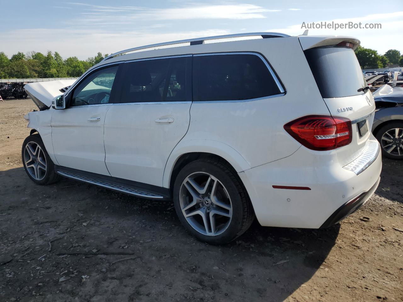 2019 Mercedes-benz Gls 550 4matic White vin: 4JGDF7DE9KB211859