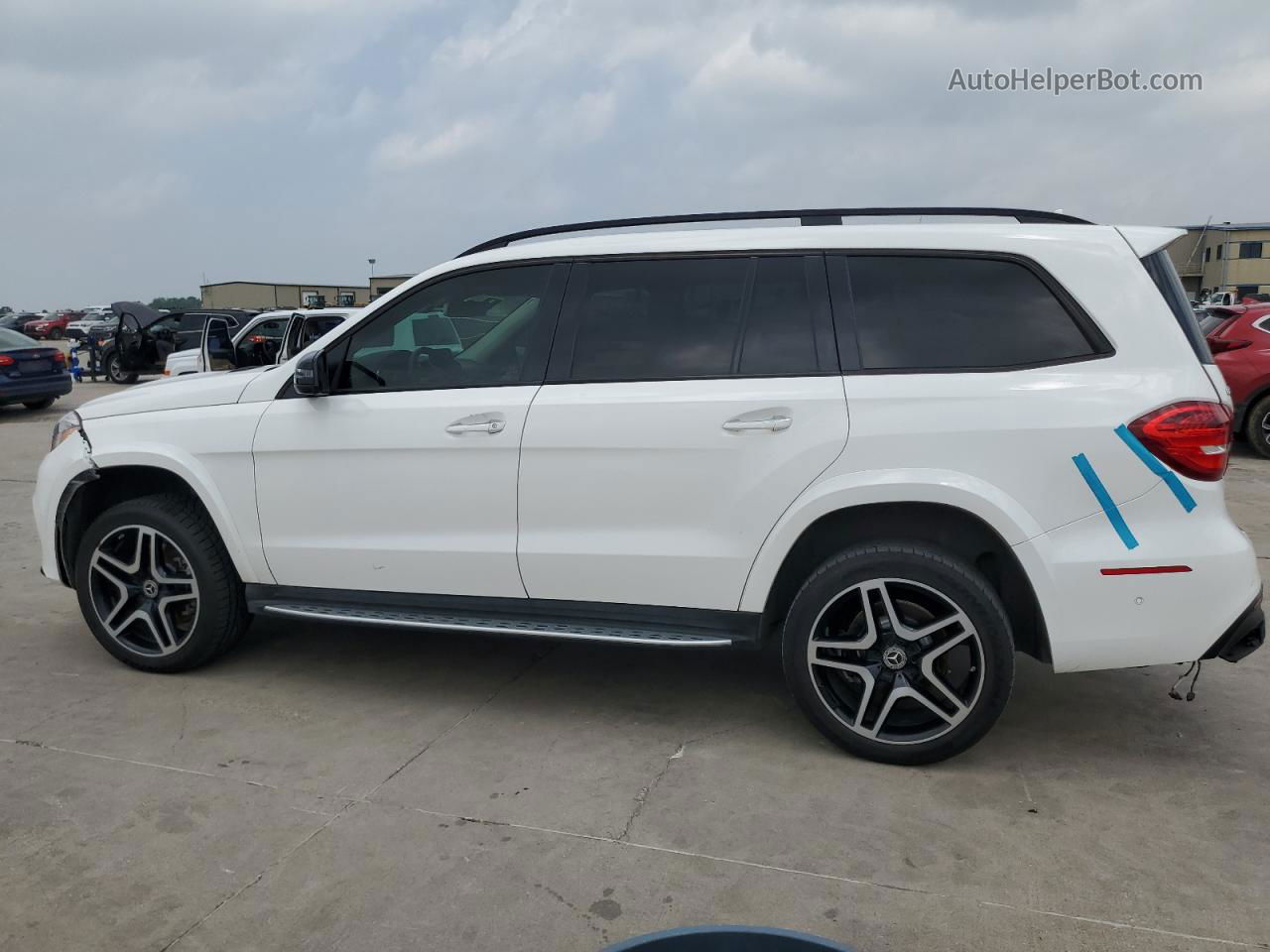 2019 Mercedes-benz Gls 550 4matic Белый vin: 4JGDF7DEXKB203995