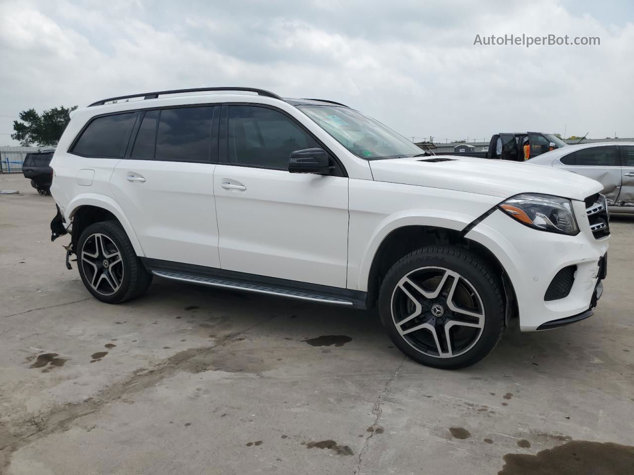 2019 Mercedes-benz Gls 550 4matic Белый vin: 4JGDF7DEXKB203995