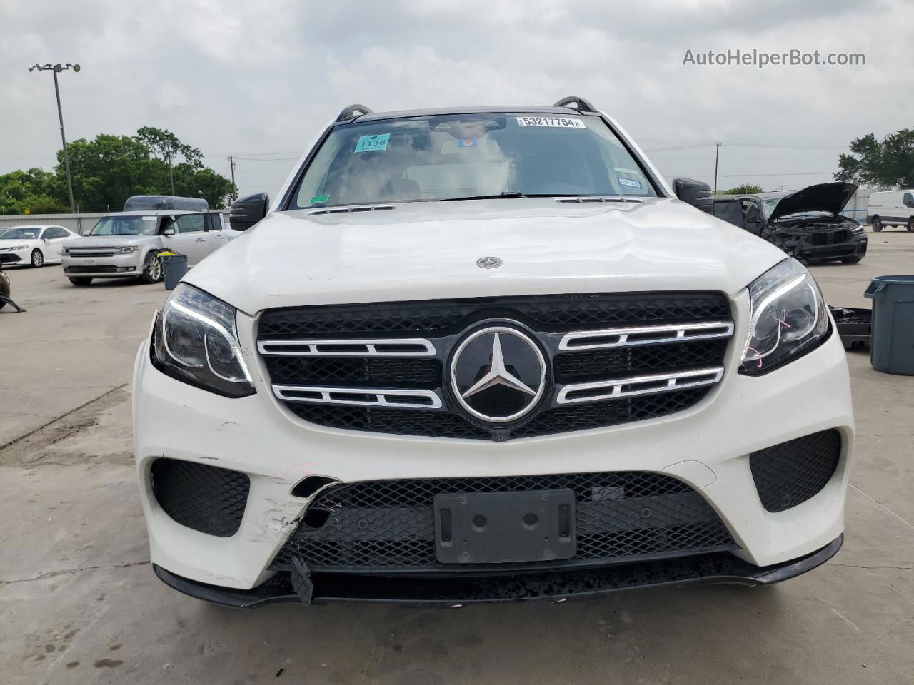 2019 Mercedes-benz Gls 550 4matic Белый vin: 4JGDF7DEXKB203995