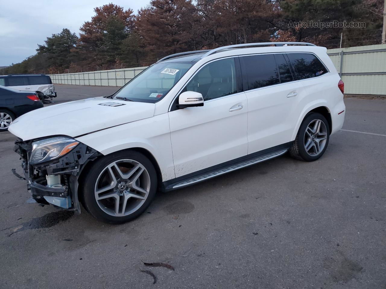 2019 Mercedes-benz Gls 550 4matic White vin: 4JGDF7DEXKB208680