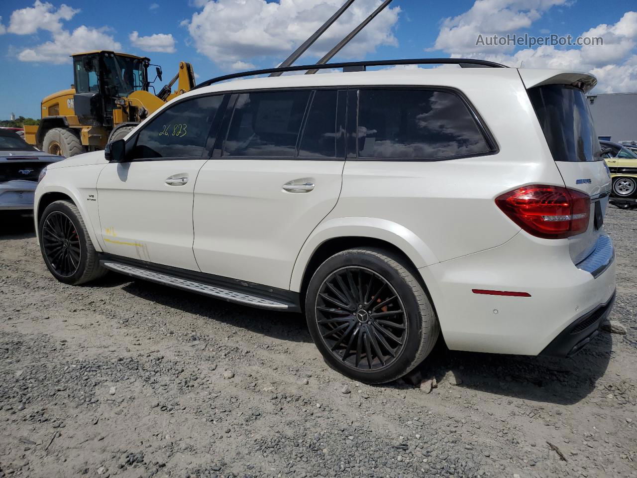 2019 Mercedes-benz Gls 63 Amg 4matic Белый vin: 4JGDF7FE2KB233702