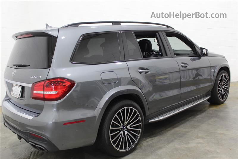 2019 Mercedes-benz Gls 63 Amg 4matic Gray vin: 4JGDF7FE3KB218870