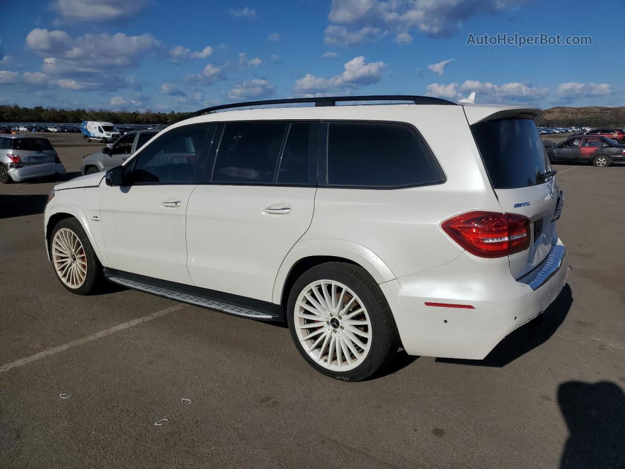 2019 Mercedes-benz Gls 63 Amg 4matic Белый vin: 4JGDF7FE4KB209448