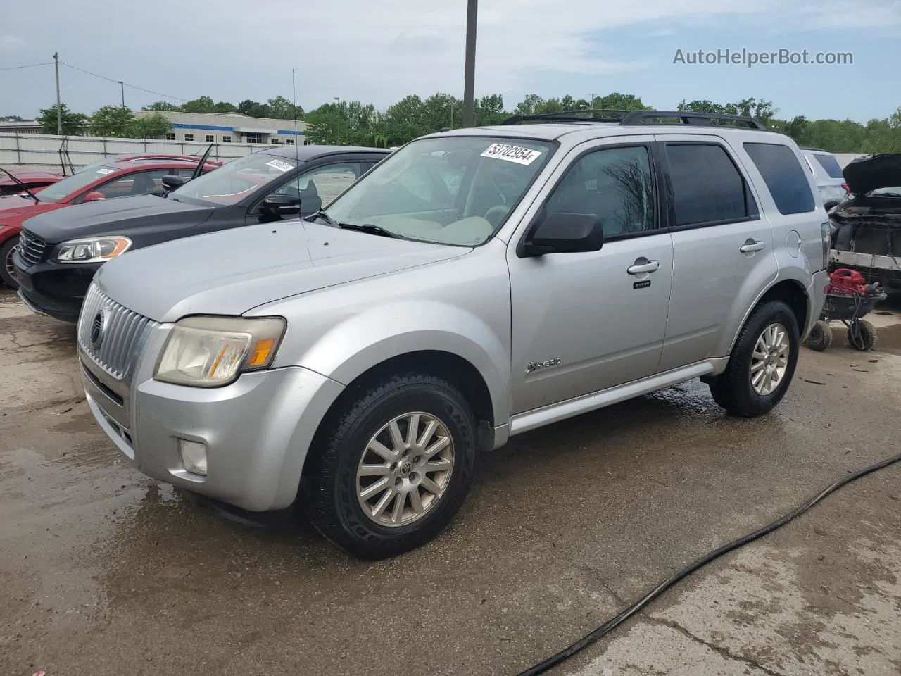 2010 Mercury Mariner Hybrid Серебряный vin: 4M2CN2K34AKJ11300