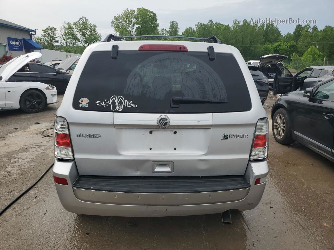 2010 Mercury Mariner Hybrid Silver vin: 4M2CN2K34AKJ11300