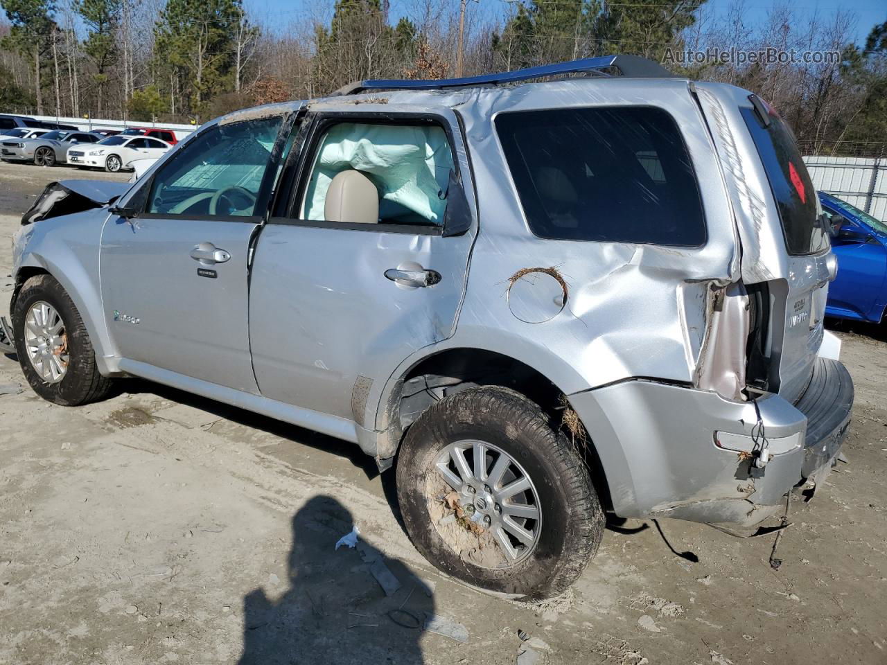 2011 Mercury Mariner Hybrid Silver vin: 4M2CN2K36BKJ06617