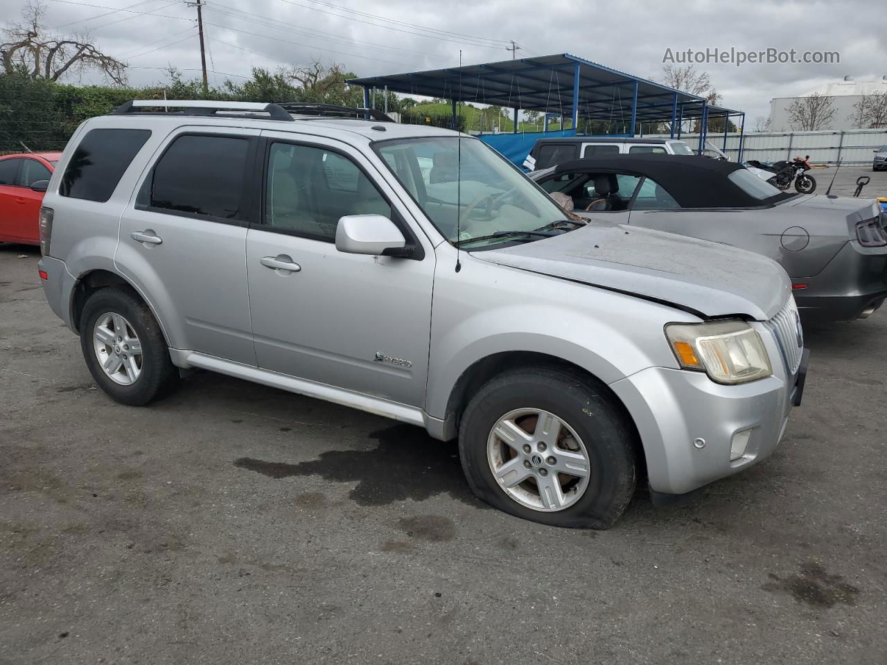 2010 Mercury Mariner Hybrid Серый vin: 4M2CN3K30AKJ06519